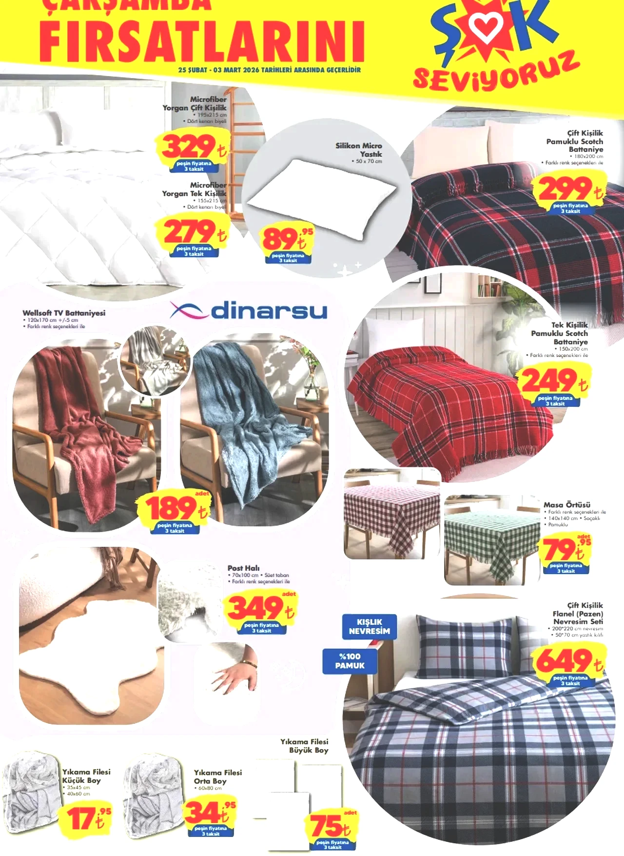 ŞOK aktüel 25 Şubat ürünleri raflarda yerini aldı! Bugün ŞOK'a kol saatleri, pamuklu battaniye ve 3'lü ankastre seti geliyor