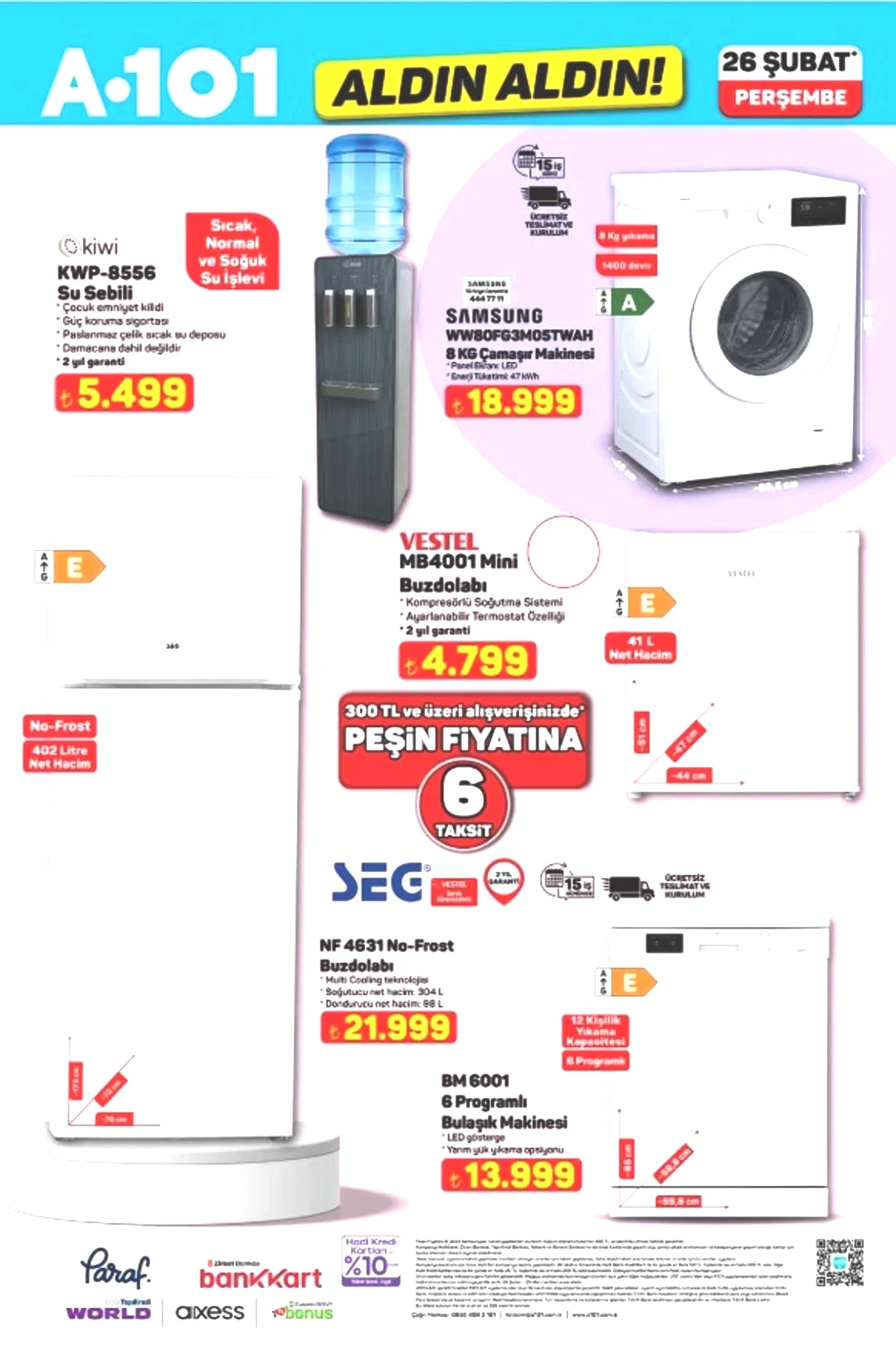 A101 e Columbia mont çeşitleri geliyor! 26 Şubat 2026 A101 katalog yayınlandı! 6
